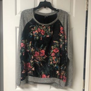 Kut from the Kloth mixed media top from stitchfix